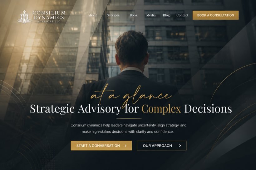 Consillium Dynamics — WordPress build project by AG WebWorx